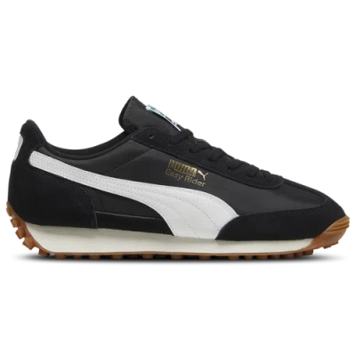Puma Easy Rider Vintage Sneakers Dark Myrtle In Black/white