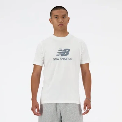 New Balance Mens  Sport Essentials Logo T-shirt In White/black
