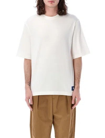 Burberry Cotton T-shirt In Beige