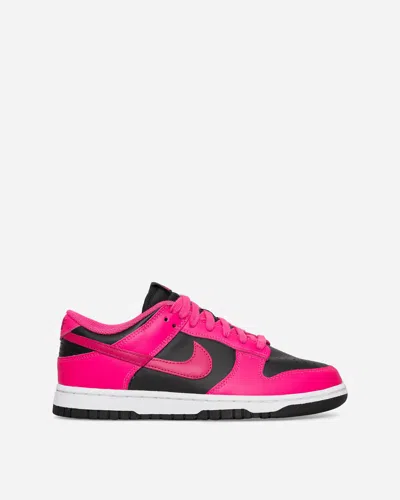 Nike Dunk Low Sneakers In Fierce Pink And Black