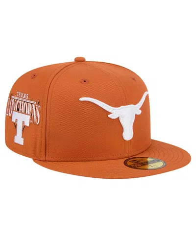 New Era Texas Orange Texas Longhorns Throwback 59fifty Fitted Hat