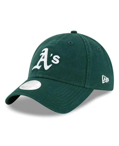 New Era Green Oakland Athletics Team Logo Core Classic 9twenty Adjustable Hat