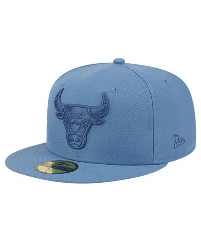 New Era Blue Chicago Bulls Color Pack Faded Tonal 59fifty Fitted Hat