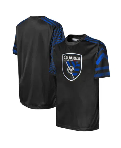 Outerstuff Kids' Youth Black San Jose Earthquakes Winning Tackle T-shirt
