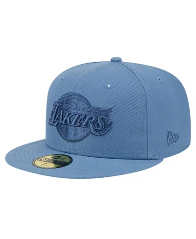 New Era Blue Los Angeles Lakers Color Pack Faded Tonal 59fifty Fitted Hat