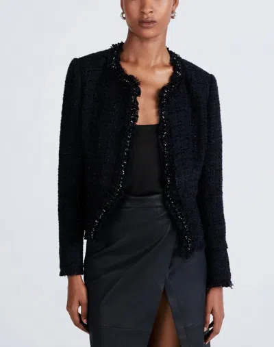 Derek Lam 10 Crosby Elizabeth Peplum Jacket In Blue