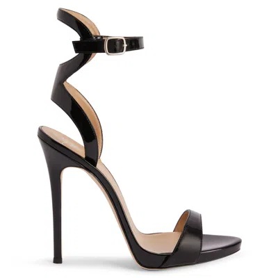 Giuseppe Zanotti Gwyneth 120mm Leather Stiletto Sandals In Black