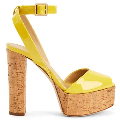 Giuseppe Zanotti Betty 170mm Open-toe Sandals In Yellow