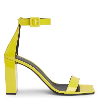Giuseppe Zanotti Shangay 85mm Heeled Sandals In Yellow