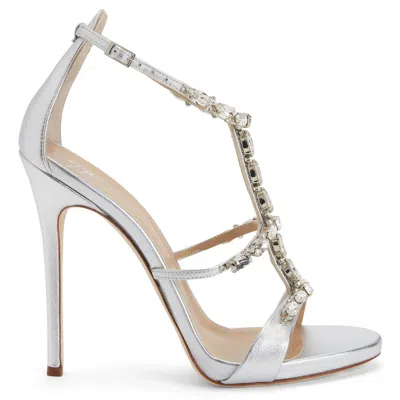 Giuseppe Zanotti 120mm Elba Crystal Stiletto-heels In Silver