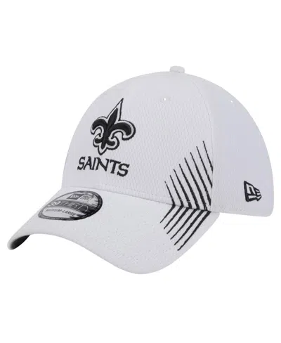 New Era White New Orleans Saints Active 39thirty Flex Hat