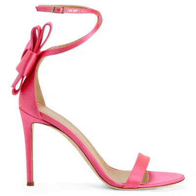 Giuseppe Zanotti Jodene Bow-detailing Sandals In Pink