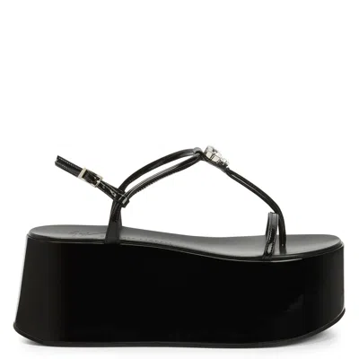 Giuseppe Zanotti Barnak 80mm Platform Sandals In Black