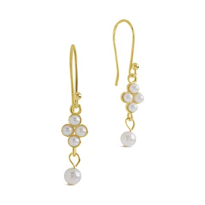 Sterling Forever Vallea Dangle Earrings In Gold