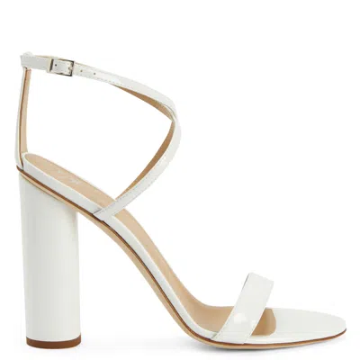 Giuseppe Zanotti Tara Block-heel Sandals In White
