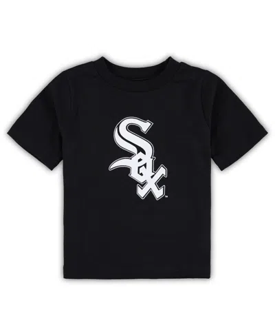 Outerstuff Babies' Toddler Boys And Girls Black Chicago White Sox Team Crew Primary Logo T-shirt