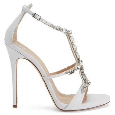 Giuseppe Zanotti 120mm Elba Crystal Stiletto-heels In White