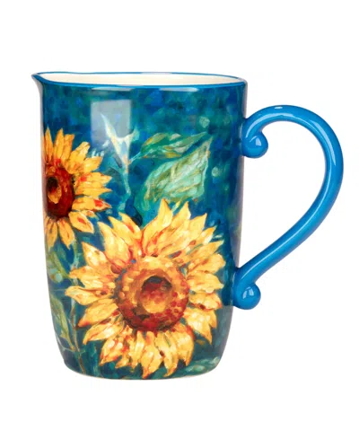 Certified International Golden Sunflowers Pitcher In Miscellaneous