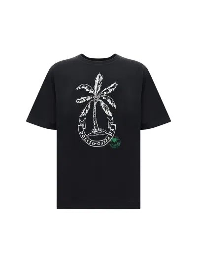 Dolce & Gabbana Cotton T-shirt In Nero