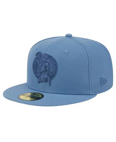 New Era Blue Boston Celtics Color Pack Faded Tonal 59fifty Fitted Hat