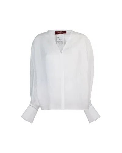 Max Mara Studio Blouse In White