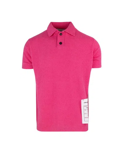 Amaranto Amaránto Polo Shirt In Fuchsia