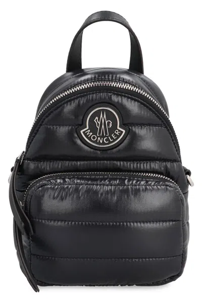 Moncler Kilia Nylon Messenger Bag In Black