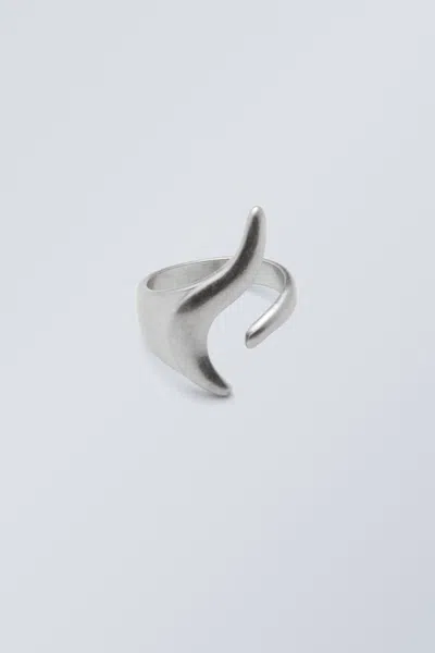 Weekday Sharp Ring In Metallic