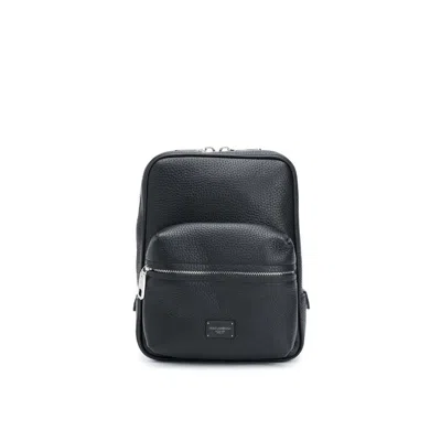 Dolce & Gabbana Small Palermo Backpack In Black