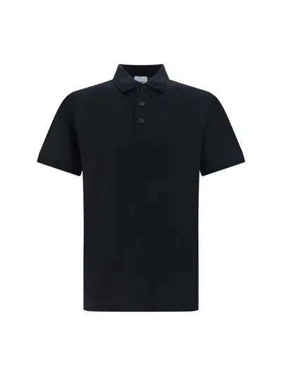 Burberry Polo Shirts In Black