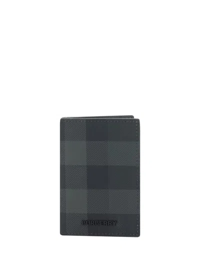 Burberry Wallets In Gray