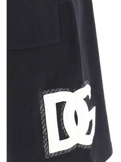 Dolce & Gabbana Bermuda Shorts In Nero