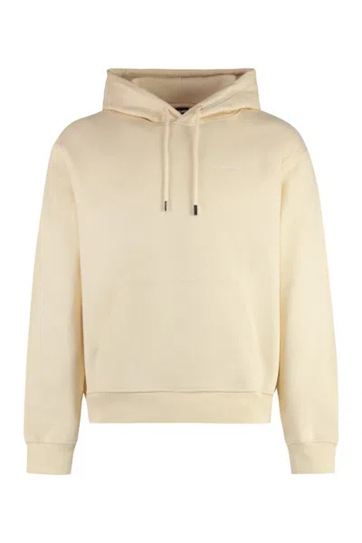 Jacquemus Le Sweatshirt Camargue Cotton Hoodie In Yellow