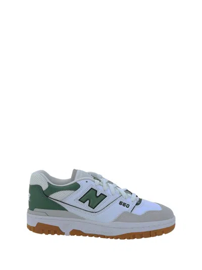 New Balance Sneakers In White/green