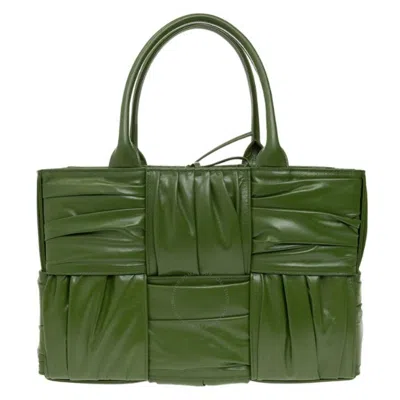 Bottega Veneta Small Arco Tote Bag In Green