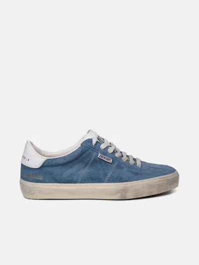 Golden Goose 'soul Star' Blue Leather Sneakers