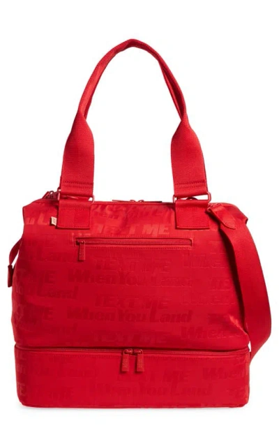 Beis The Mini Lonely Ghost Weekend Travel Bag In Red