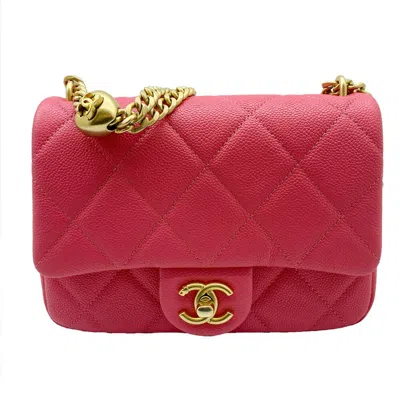 Pre-owned Chanel Timeless Pink Leather Shopper Bag ()