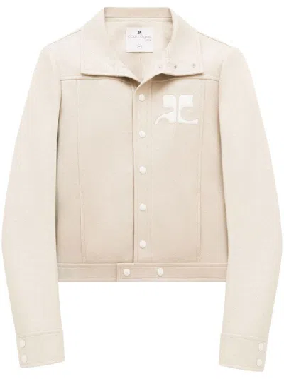 Courrèges Jackets In Mastic Grey