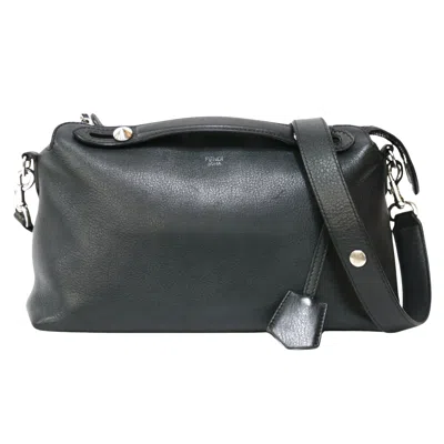 Fendi By The Way Black Leather Shoulder Bag ()