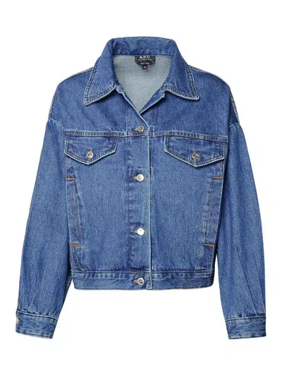 Apc A.p.c. Cally Jeans Jacket In Blue