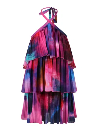 L'idée Woman Dress With Halter Neck In Multicolour