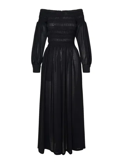 Max Mara Black Virgin Wool Dress