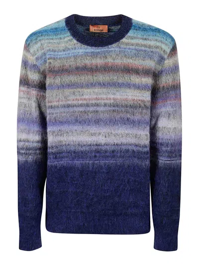Missoni Crewneck Sweater In Multicolour