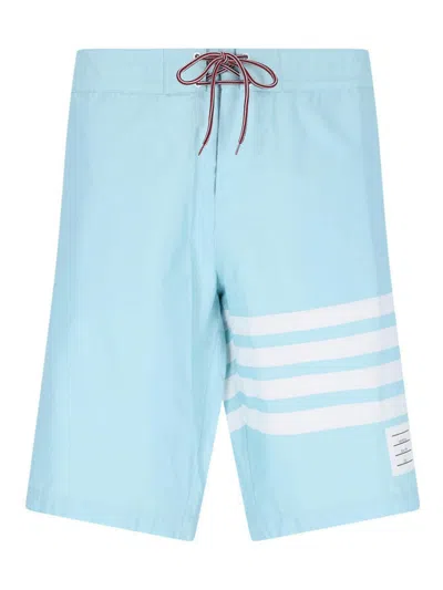 Thom Browne Bermuda Shorts In Blue