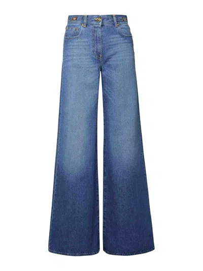 Versace Blue Cotton Jeans