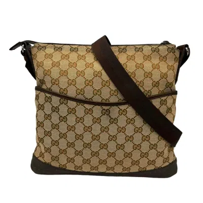 Gucci Gg Canvas Beige Canvas Shopper Bag ()
