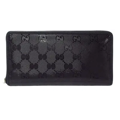 Gucci Imprime Black Canvas Wallet  ()