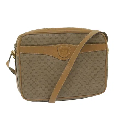 Gucci Micro Small Gg Canvas Beige Canvas Shoulder Bag ()