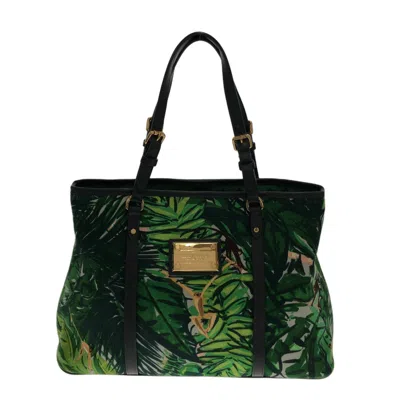 Pre-owned Louis Vuitton Ailleurs Cabas Green Canvas Tote Bag ()
